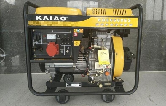 Khung hở 5.5kva Máy phát điện Diesel Hiệu suất cao Hệ thống báo động dầu thấp