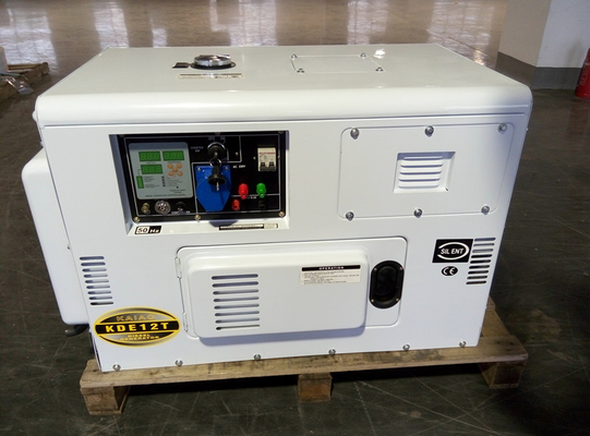 KDE12T 8KW máy phát điện diesel nhỏ, máy phát động cơ diesel với khởi động điện